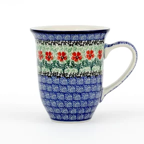 Kubek 826 0,45l <br> 1916X Czerwone kwiatuszki